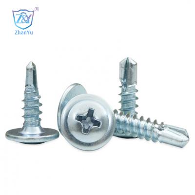 China DIN7504 M4.2 truss head phillips galvanized self drilling screws for sale