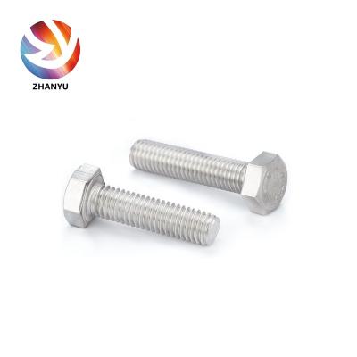 China Stainless steel hex head bolt and best quality China Manufacture Te koop