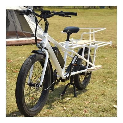 China The RaiderWagon-602s electric cargo bike long range electric cargo bike double battery electric city bike for taking delivery of kids or food for sale