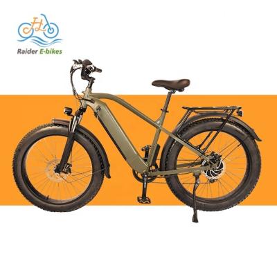 China Factory price aluminum alloy RaiderRover-31F 48v750w Step-thru electric fat bike bicycle adults cruiser ebike mountain bike tire for sale