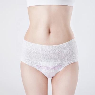 China Super Comfort Absorbent High Quality Menstrual Heavy Pants Flow Pants Organic Cotton Sanitary Napkin for sale