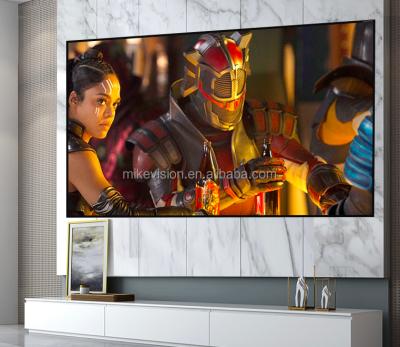 China 4K HD Ambient Light Rejection Black Diamond Ambient Light Rejection Fixed View Projection /Projector Screen for sale