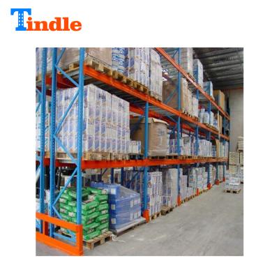 China Euro Corrosion Protection Pallet Rack With Safe Beam Pallet Stretching Storage Heavy Rack for sale