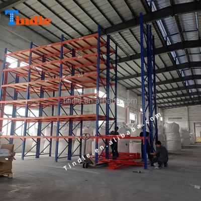 China Warehouse Goods Storage Stacking Rack With Playwood Heavy Duty Racking System Warehouse Storage Rack Q235B for sale