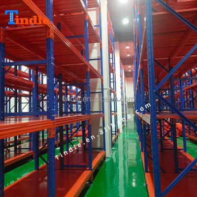 China 500kg-1000kg Corrosion Protection Storage Steel Rack Rack Medium Duty Storage 4levels Shelving for sale