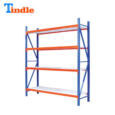 China Longspan Selective Corrosion Protection Metal Light Duty Rack With Warehouse for sale