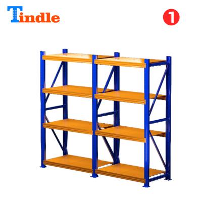 China Corrosion Protection 200Kg To 500Kg Warehouse Metal Storage Light Duty Longspan Shelving With Steel Decking for sale