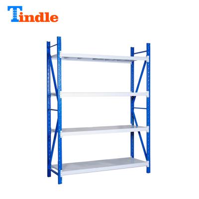 China Corrosion Protection 500Kg Warehouse Storage Steel Rivet Racking Boltless Shelving With Malaysia Rack for sale