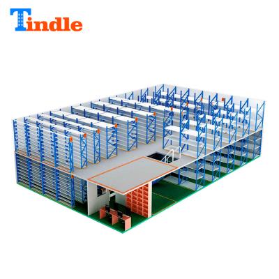 China Corrosion Protection Installation Easy Loading 400kg Mezzanine Floor With Warehouse for sale