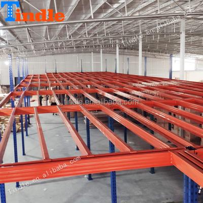 China Suitable for factory storage attic platform storage mezzanine floor racking system attic floor for furniture factory for sale