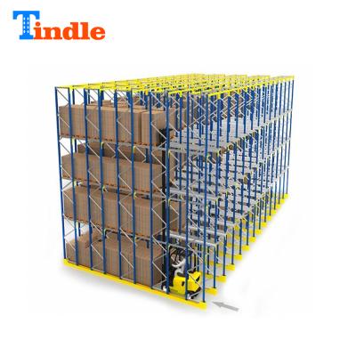 China Corrosion Protection Selective Metal Drive-In Pallet Rack With Storage Warehouse for sale