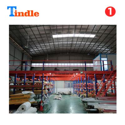 China Corrosion protection warehouse storage piping mezzanine floor long with multifunctional rack cantilever desk for sale