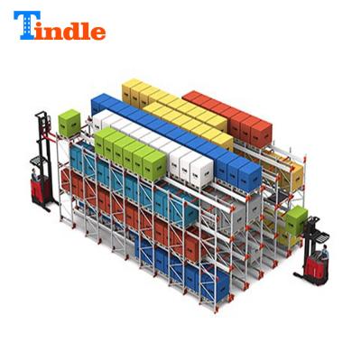 China Corrosion Protection Easy Installation Radio Shuttle Racking System for sale