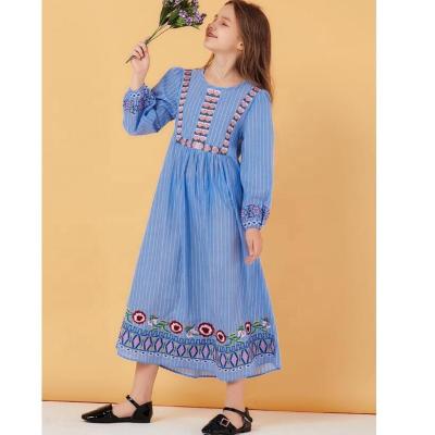 China Islamic Clothing Malaysia Abaya Kaftan Muslim Dress Kids Islamic Girls Dress for sale