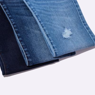 Κίνα New Affordable Cotton Wash Front 9.4oz Super Stretch Indigo Jeans Fabric προς πώληση