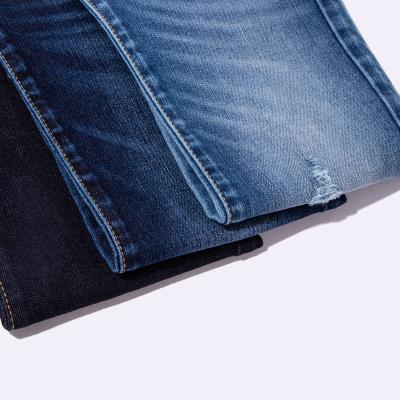 China Spandex Cotton Denim Fabric Polyester Sustainable Stretch Jeans Fabric for sale