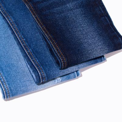 Κίνα 100 Percent Cotton Indigo Denim Fabric Pure 86%Cotton  14%Polyester προς πώληση