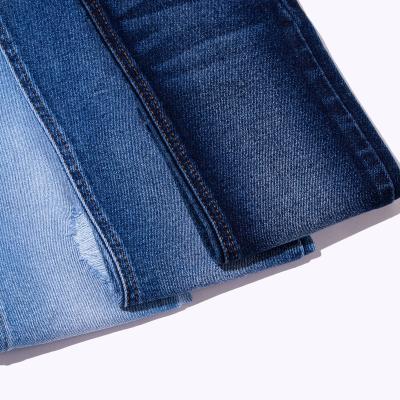 Κίνα Customized 79% Cotton Indigo Denim Fabric Twill Weave Jeans Fabric For Men And Women προς πώληση