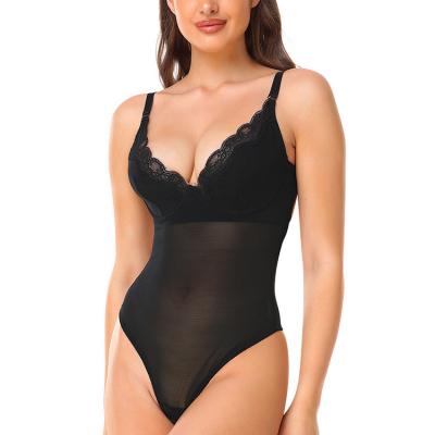 China Women Backless Body Shaper Body Shaper Antibacterial Deep Thigh Bodysuit Shaper Women Creams Sexy Curve Women Body Shaper Thong for sale