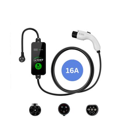 China Gbt OEM/ODM Service Portable Smart Fast 7KW 1 Phase DC Electric Car Charger Smart EV Charger CNT-3.5/7KW for sale