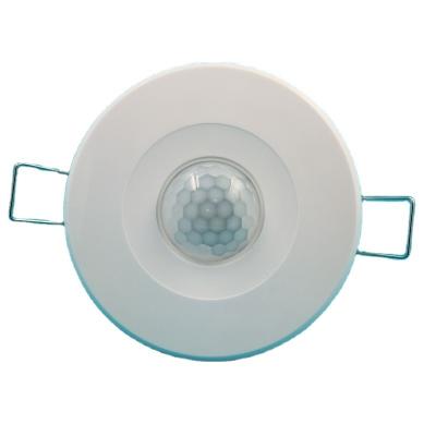 China Flushbonding Adjustable Temperature Sensor DC 24V Ceiling PIR Motion Sensor Infrared Delay Switch for sale