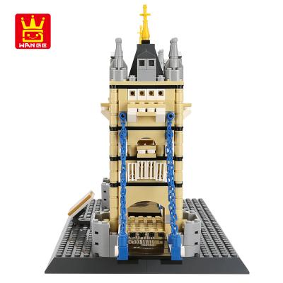 China World famous Plastic Building Blocks Construction Toy New Arrival wange 4219 tower bridge model toys for kids legoi for sale