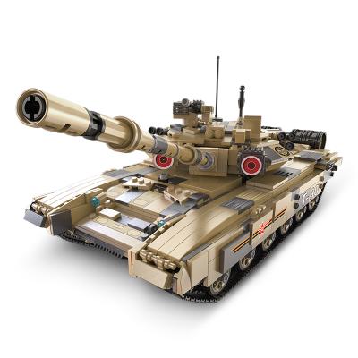 China Construction Toy Cada C61003 T90 1:10 Tank Lepini Brick Military Toy Lepini Technic Block Building Brick Set Kid Educational Legoi Gift for sale