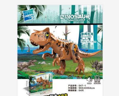 China Funny Building Toy ZuanmaBuilding Block New Arrival Dinosaur DIY Set Bricks Jurassic Pack Toys For Kid Children Lepining Educational Legoi Sets for sale