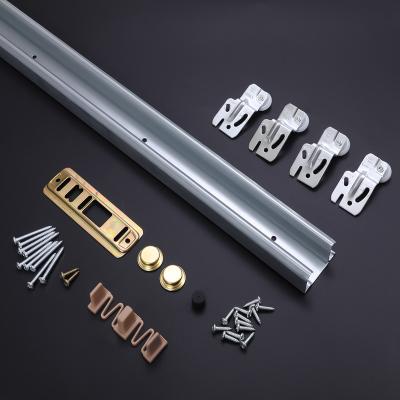 China Modern American Popular Modern Shower Door Hardware Barn Door Quiet Style Sliding Bypass Hardware Kit for sale