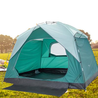 China Waterpoof Men Family 4 Person Pas Cher Luxury Leisure Traveling Canvas Large Family Waterproof Camping Tents for sale