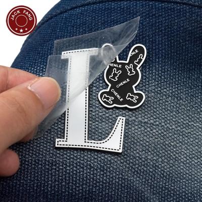 China Viable Custom Luxury Woven Heat Transfers Labels Vinyl Apparel Labels Patches Sticker Silicone Matt and Coarse Heat Transfer Labels for sale