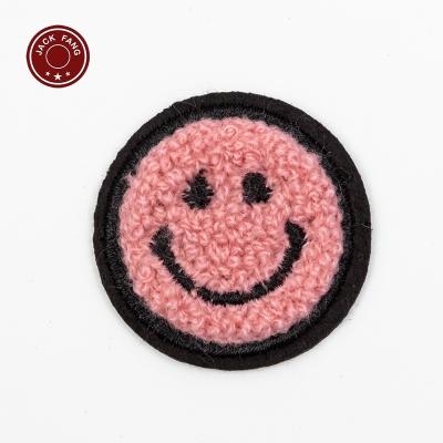 China Viable Wholesale Custom Chenille Embroidery Patch Letter Chenille Baseball Patches for sale