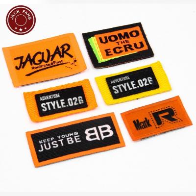 China Viable Custom Organic Cotton Fabric Label Apparel Labels Woven Labels Labels Manufacturer Neck Labels For T-Shirts for sale