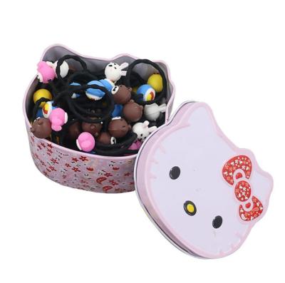 China 2021 Hot Sale 20 Pcs Kt Hair Accessories Soft Hot Baby Girls Hair Bands Thin Hairpin for sale