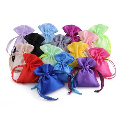 China High quality custom made fashion drawstring satin bag, jewelry bag for sale