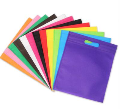 China Hot Sale OEM Eco-friendly LOGO Custom Multi-colors Nonwoven Fashion Shopping Bags for sale