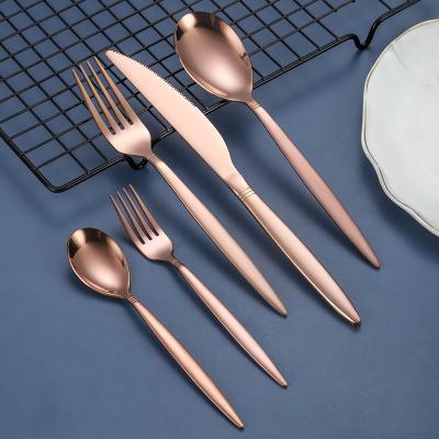 China Amazon Disposable Top Selling Reusable Spoon Cutlery Set Single Spoon Coffee Tea Spoon for sale