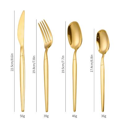 China Disposable Home Kitchen Hotel Restaurant Stock Birthday Cutlery Set Italian Black Spoon for sale