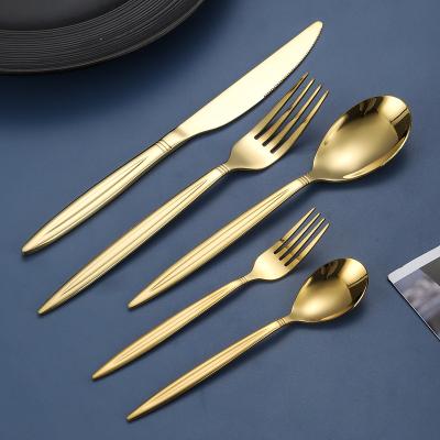 China Stainless Steel Tableware Colorful Box Disposable Bulk Cutlery Sets Adult Fork Knife for sale