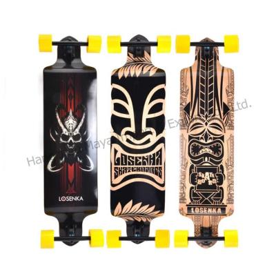 China Wholesale Adult 42inch Maple Wooden Drop Down Custom Complete Dance Longboard Inclined Cruiser for sale