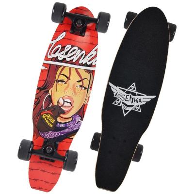 China 28 Inch Adult Wholesale Design Your Own Maple Cruiser Board Fish Skateboard for sale