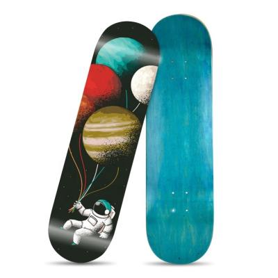 China Adult Professional Canadian Maple Panel 7ply 100% Wood Custom Empty Skateboard Deck for sale