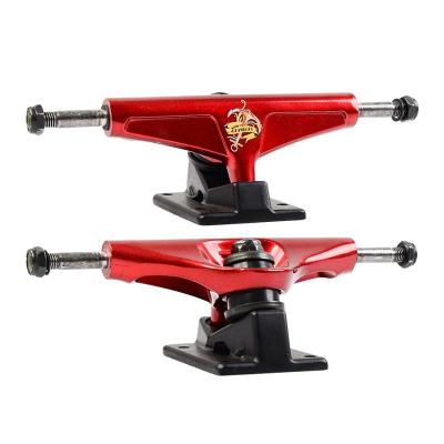 China Adult Multi Color 5Inch OEM Hollow Board Gravity Mount Cruiser Custom Skateboard Skate Trucks for sale