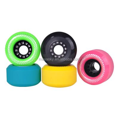 China Wholesale OEM custom cruiser PU 75*44mm large longboard sliding wheels for sale