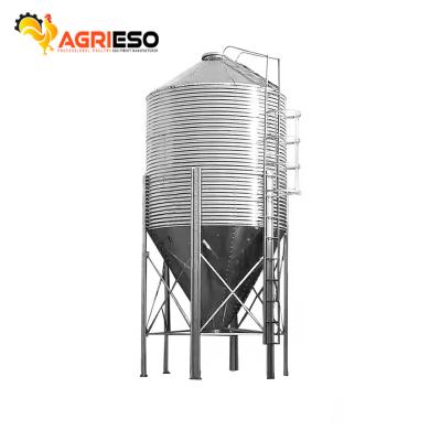 China Manufacturer Agrieso Feeding Silo of farm animal feed silo for poultry farm for sale