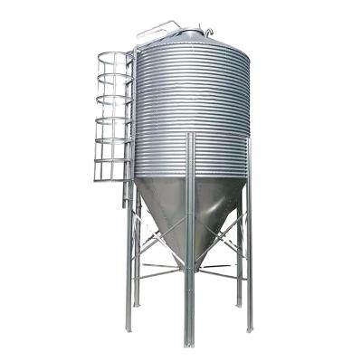 China Hot Selling Farms Poultry Feed Silo Storage Bins Hot Galvanized Steel Silo For AGRIESO Chicken Feed for sale