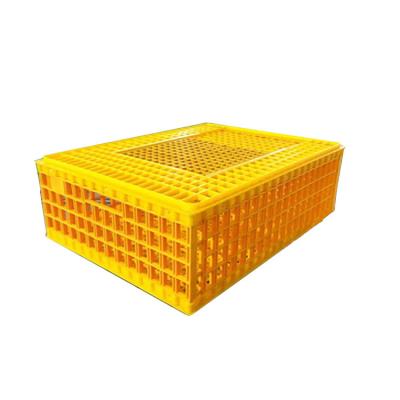 China Farms Agrieso Poultry Shipping Use Pure Material Turnover Boxes Cage To Transport Plastic Live Poultry Broiler Transport for sale