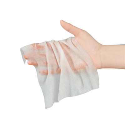 China Ultra Soft Hypoallergenic Extra Thick White Makeup Removal Disposable Towel Cotton Facial Cloth for sale