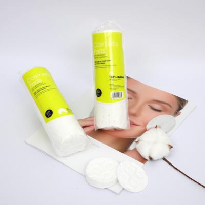 China Disposable Organic Sanitary Universal Face Makeup Cleansing Cotton 100% Cotton Pad Skin-Friendly Removal for sale