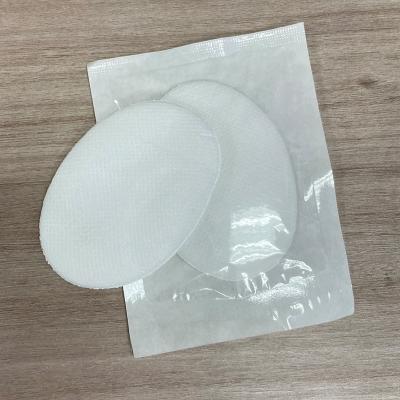 China High Quality Eco-friendly OEM Cotton And Cotton Eye Pad Nonwoven Cotton Makeup Remover Cleaning Pad for sale